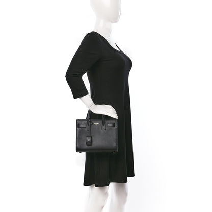 Saint Laurent Calfskin Nano Sac De Jour Black 2 of 9