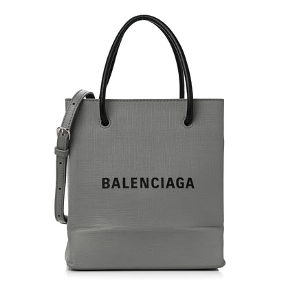Balenciaga Calfskin Logo XXS Shopping Tote Gris Fossile 1 of 9