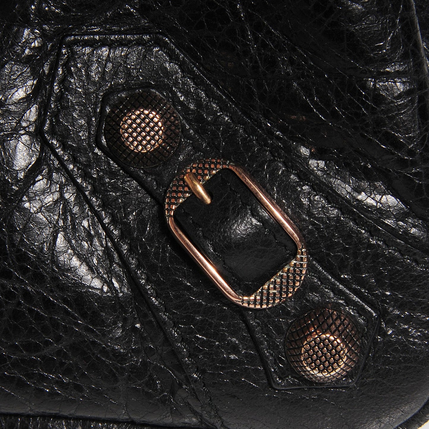 Agneau Giant 12 Rose Gold Hardware First Black