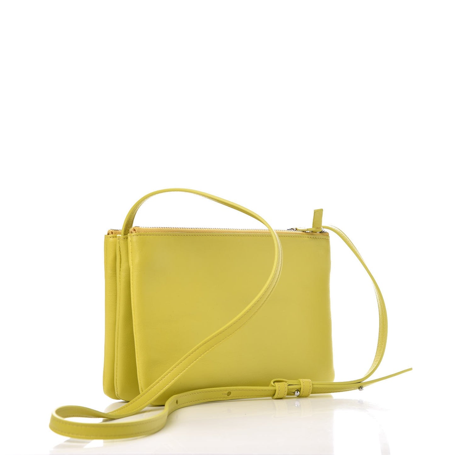 Lambskin Small Trio Crossbody Bag Mimosa