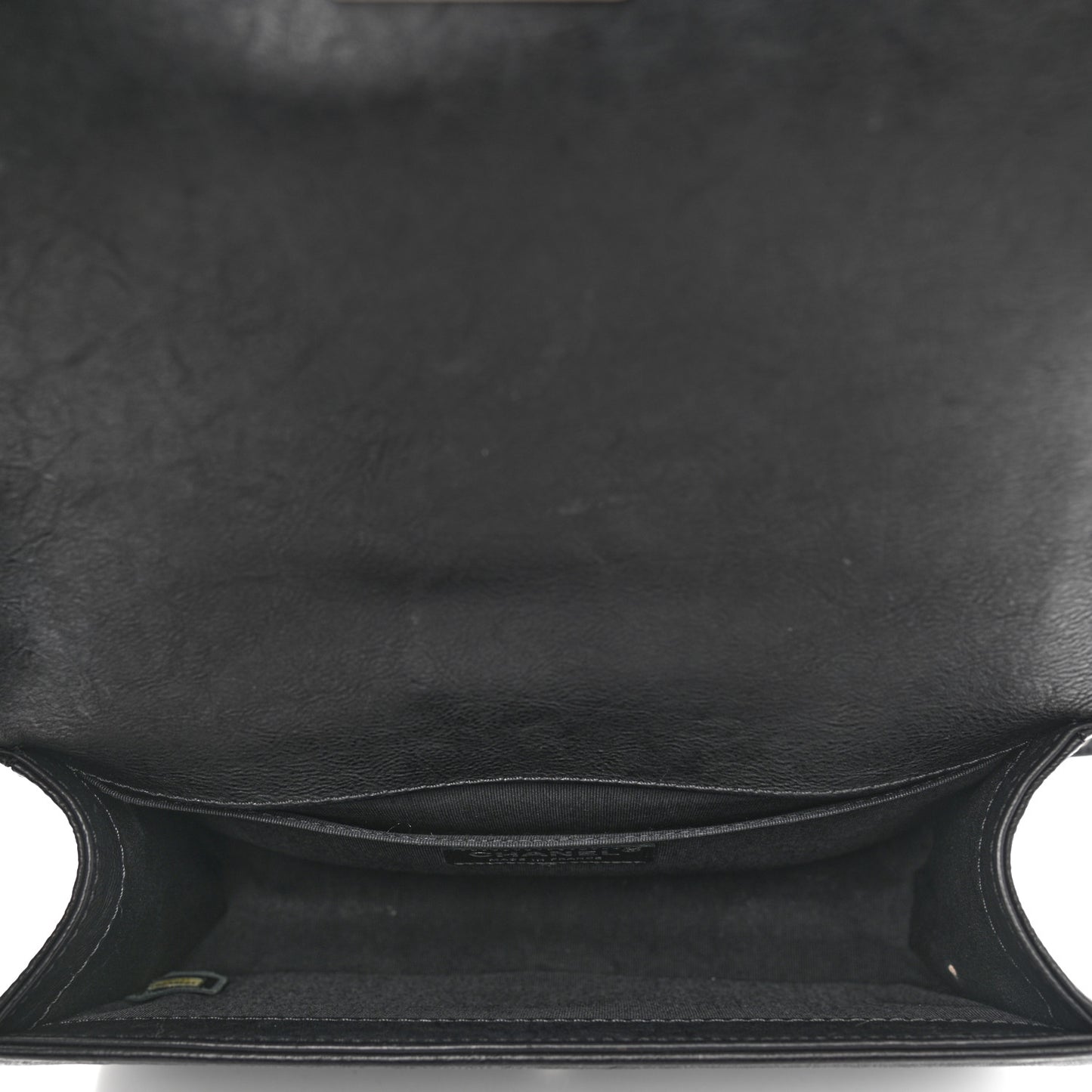Calfskin Quilted Metal Embellished Paris Dallas Medium Boy Flap Black