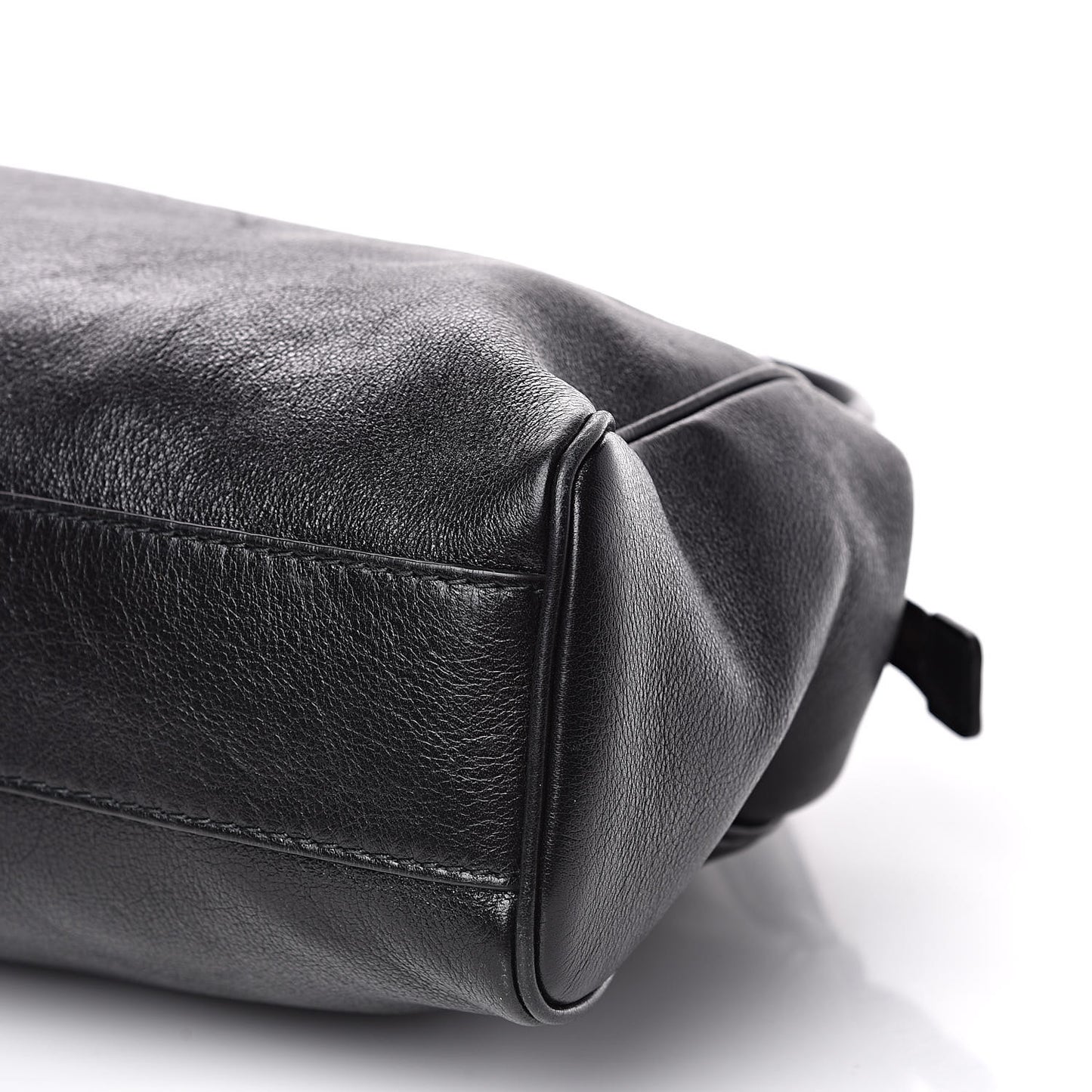 Calfskin Large Re(Belle) Top Handle Bag Black