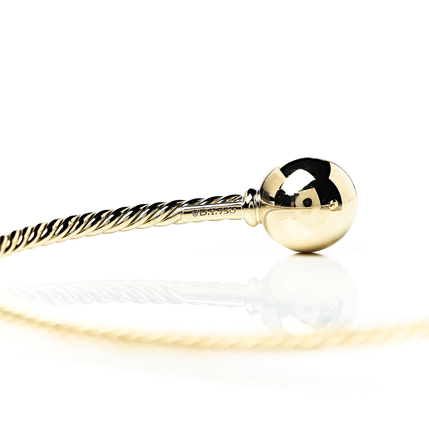 David Yurman 18K Yellow Gold 10mm Solari Bracelet 4 of 5
