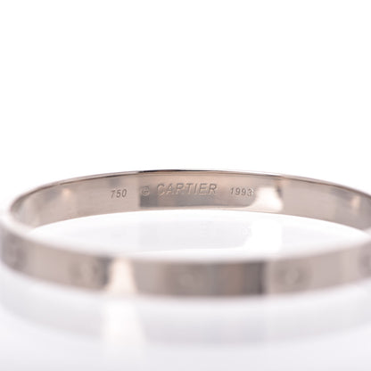 Cartier 18K White Gold LOVE Bracelet 16 3 of 3