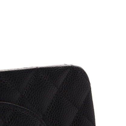 Chanel Caviar Quilted Medium Double Flap Black 8 of 13