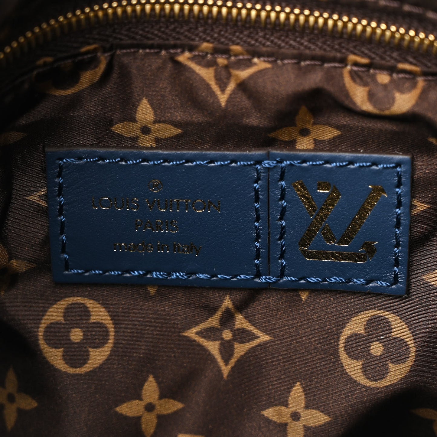 Econyl Mini Monogram Pillow Speedy Bandouliere 25 Navy