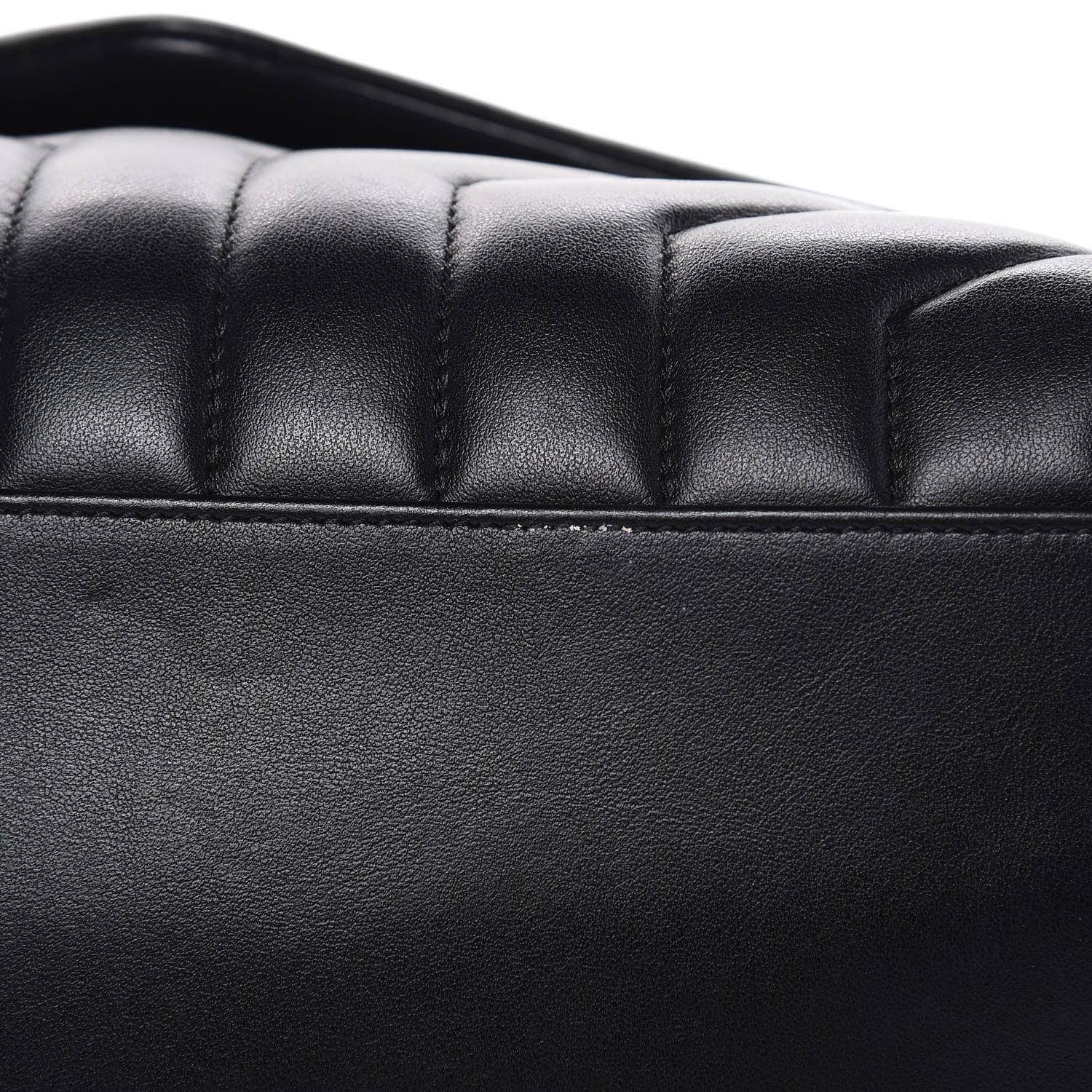 Saint Laurent Calfskin Y Quilted Monogram Medium Loulou Chain Satchel Black 11 of 11