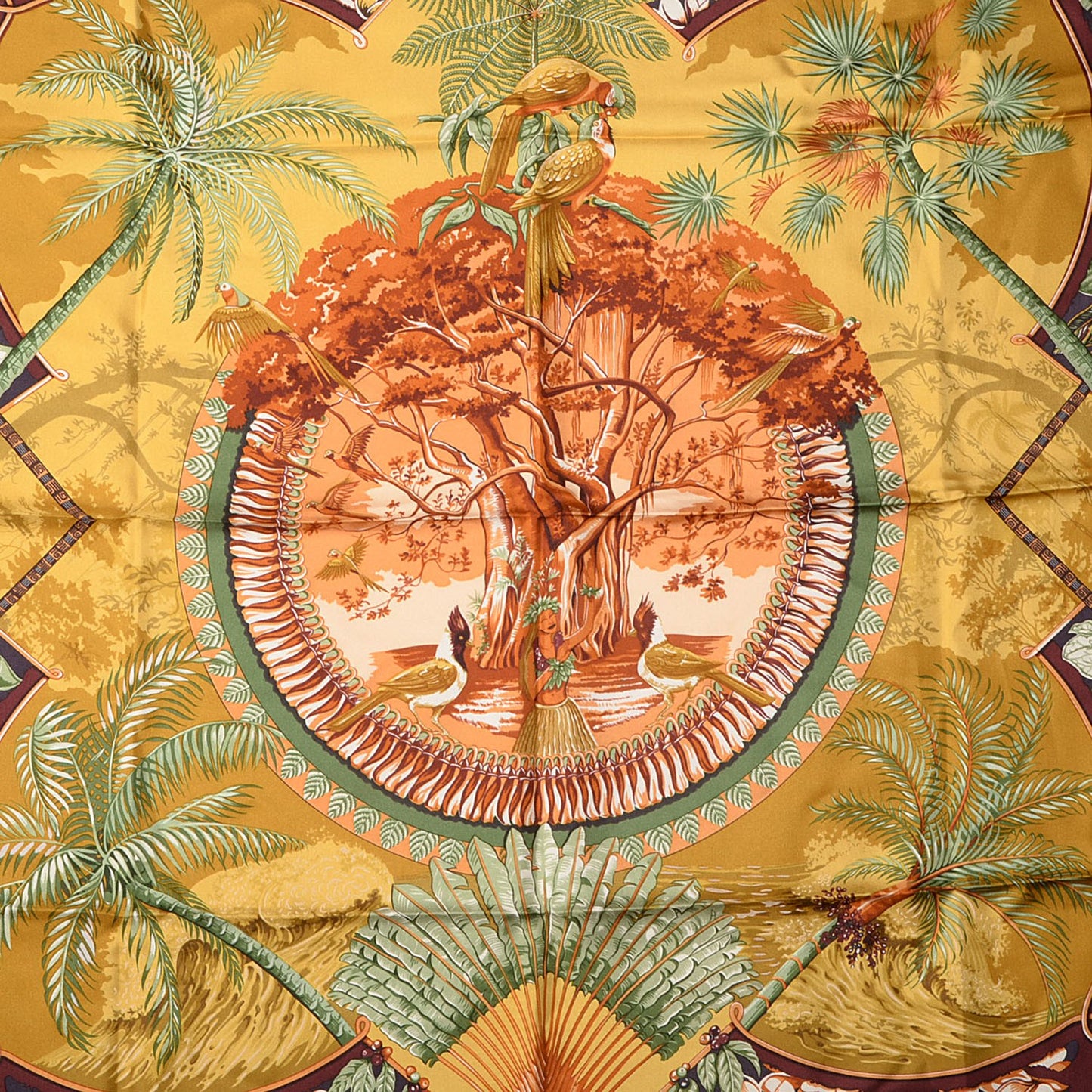 Silk Aloha Scarf 90