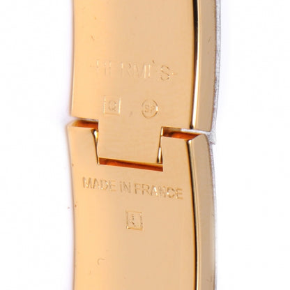 Hermes Enamel Narrow Clic Clac H Bracelet PM Orange 4 of 5