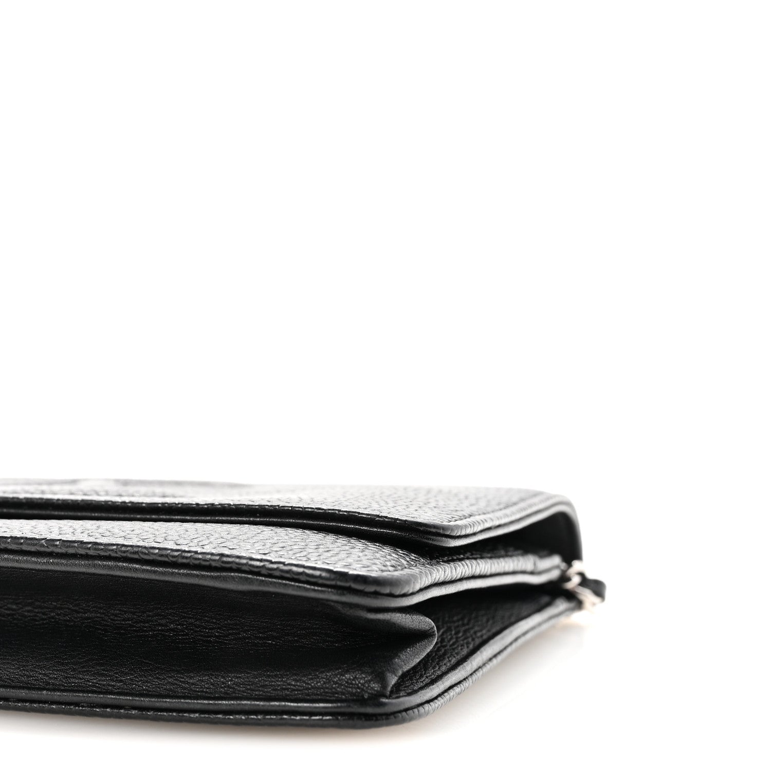 Chanel Caviar Timeless CC Wallet On Chain WOC Black 10 of 11