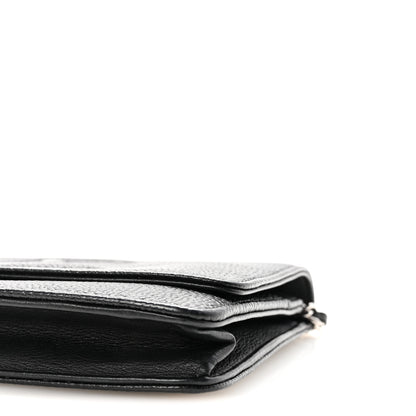 Chanel Caviar Timeless CC Wallet On Chain WOC Black 10 of 11