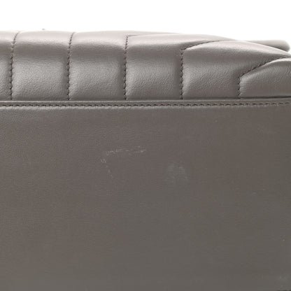 Saint Laurent Calfskin Y Quilted Monogram Medium Loulou Chain Satchel Earth 10 of 12