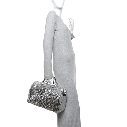 Louis Vuitton Monogram Miroir Speedy 30 Silver 2 of 11