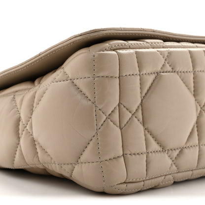 Christian Dior Calfskin Macrocannage Medium Caro Bag Sand 9 of 14