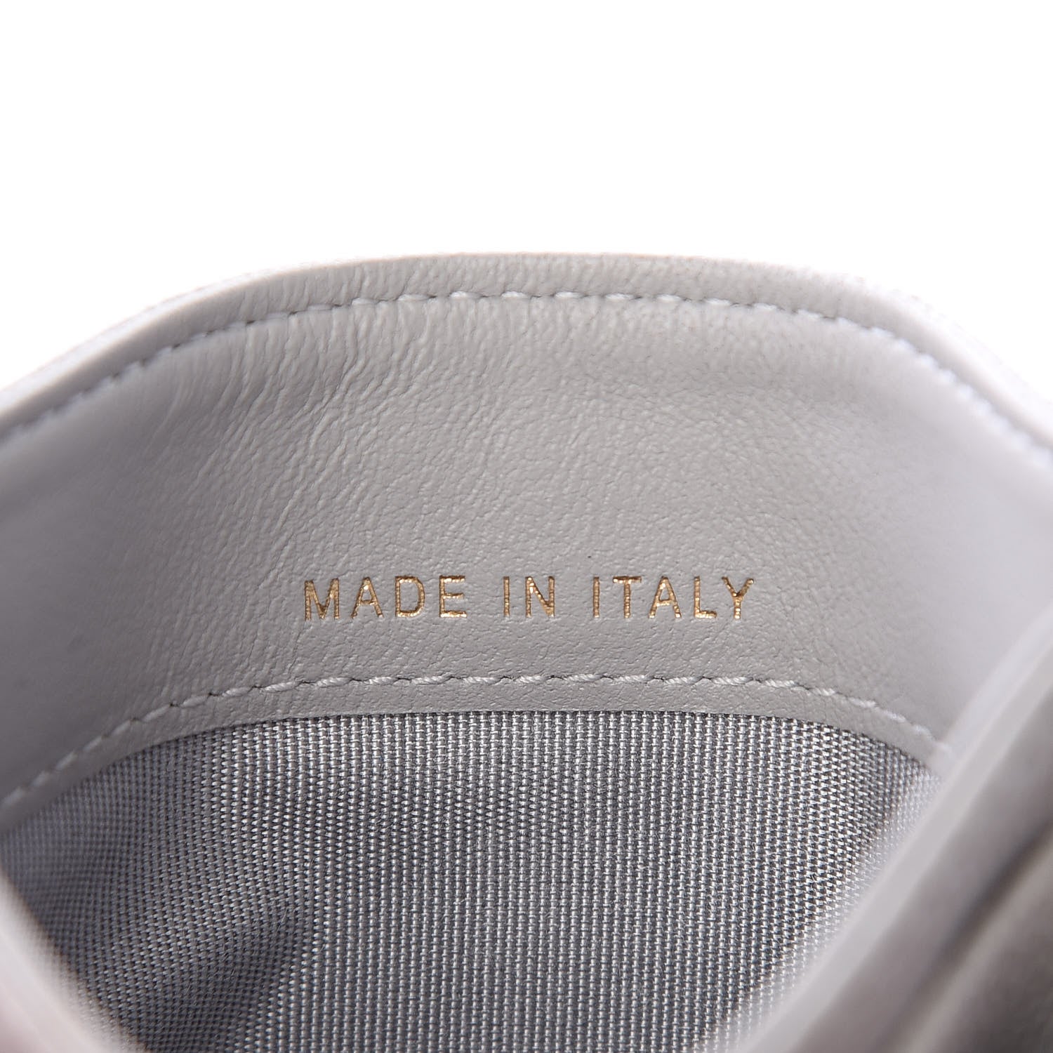 Chanel Caviar Quilted Boy Card Holder Grey 5 of 7