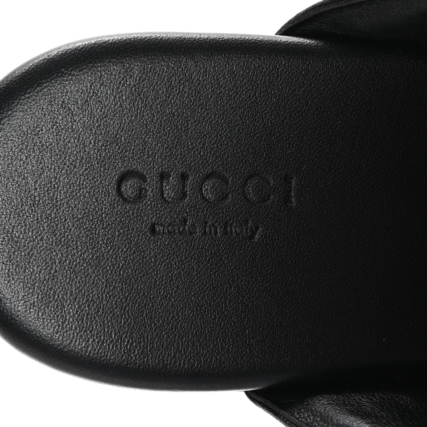 Gucci Goatskin Auroville Horsebit Mules 38 Black 8 of 10
