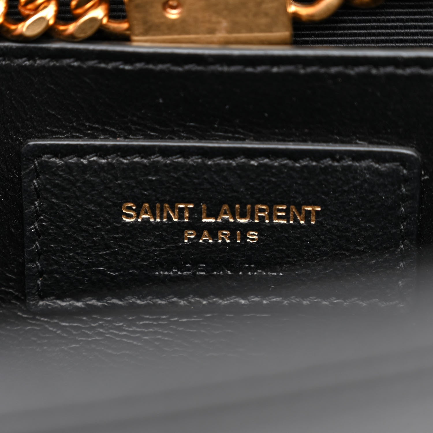Saint Laurent Grain De Poudre Medium Classic Monogram Kate Satchel Black 6 of 11