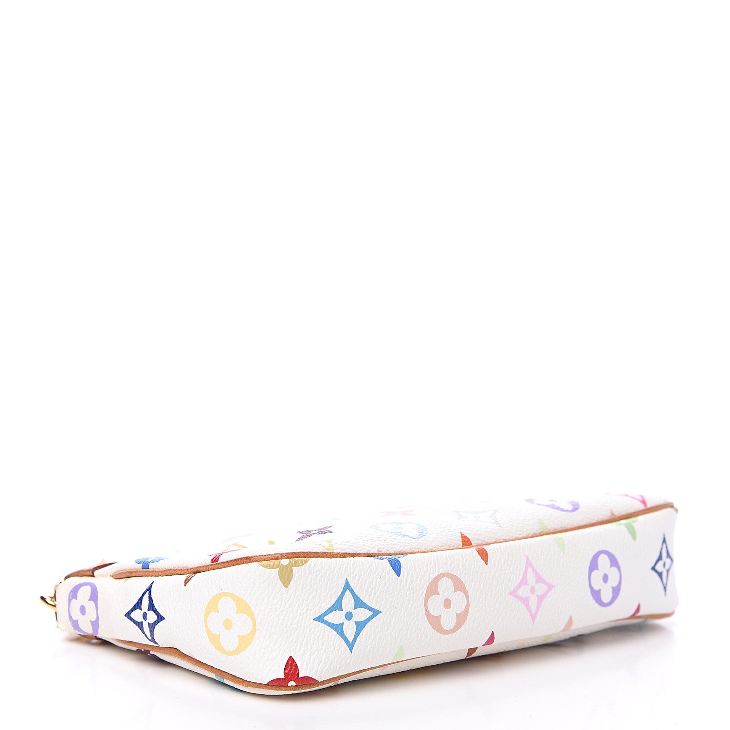 Louis Vuitton Monogram Multicolor Pochette Accessories White 3 of 10