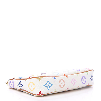 Louis Vuitton Monogram Multicolor Pochette Accessories White 3 of 10