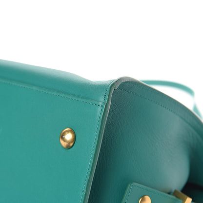 Saint Laurent Calfskin Small Classic Y Cabas Green 10 of 10