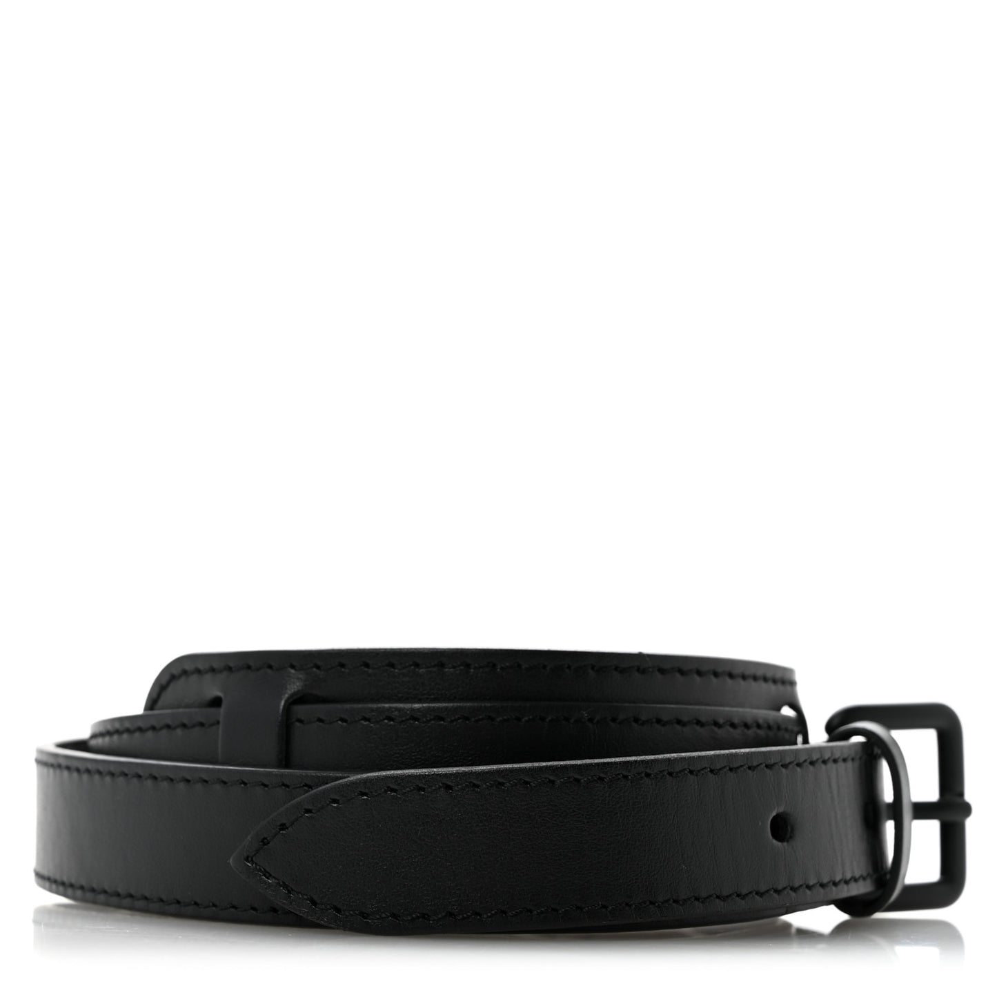 Calfskin Adjustable Keepall Bandouliere Shoulder Strap Matte Black