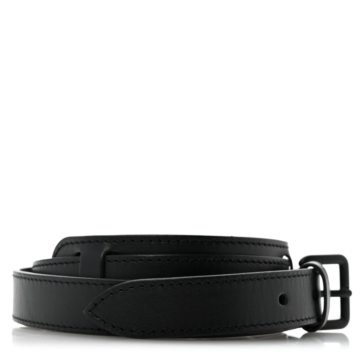 Louis Vuitton Calfskin Adjustable Keepall Bandouliere Shoulder Strap Matte Black 2 of 5