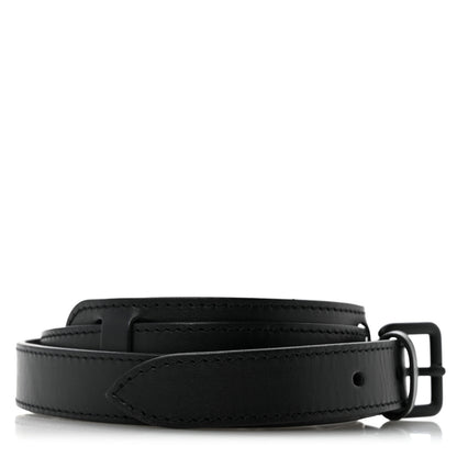 Louis Vuitton Calfskin Adjustable Keepall Bandouliere Shoulder Strap Matte Black 2 of 5
