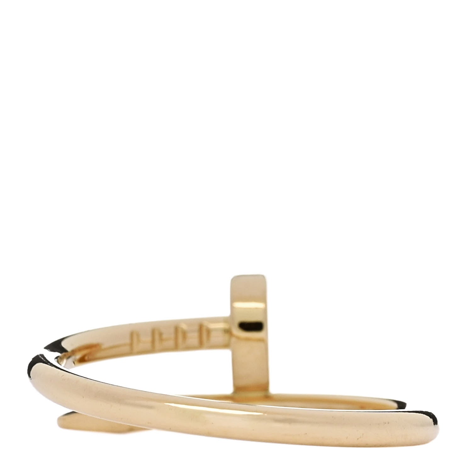 Cartier 18K Yellow Gold Small Juste Un Clou Ring 51 5.75 3 of 6