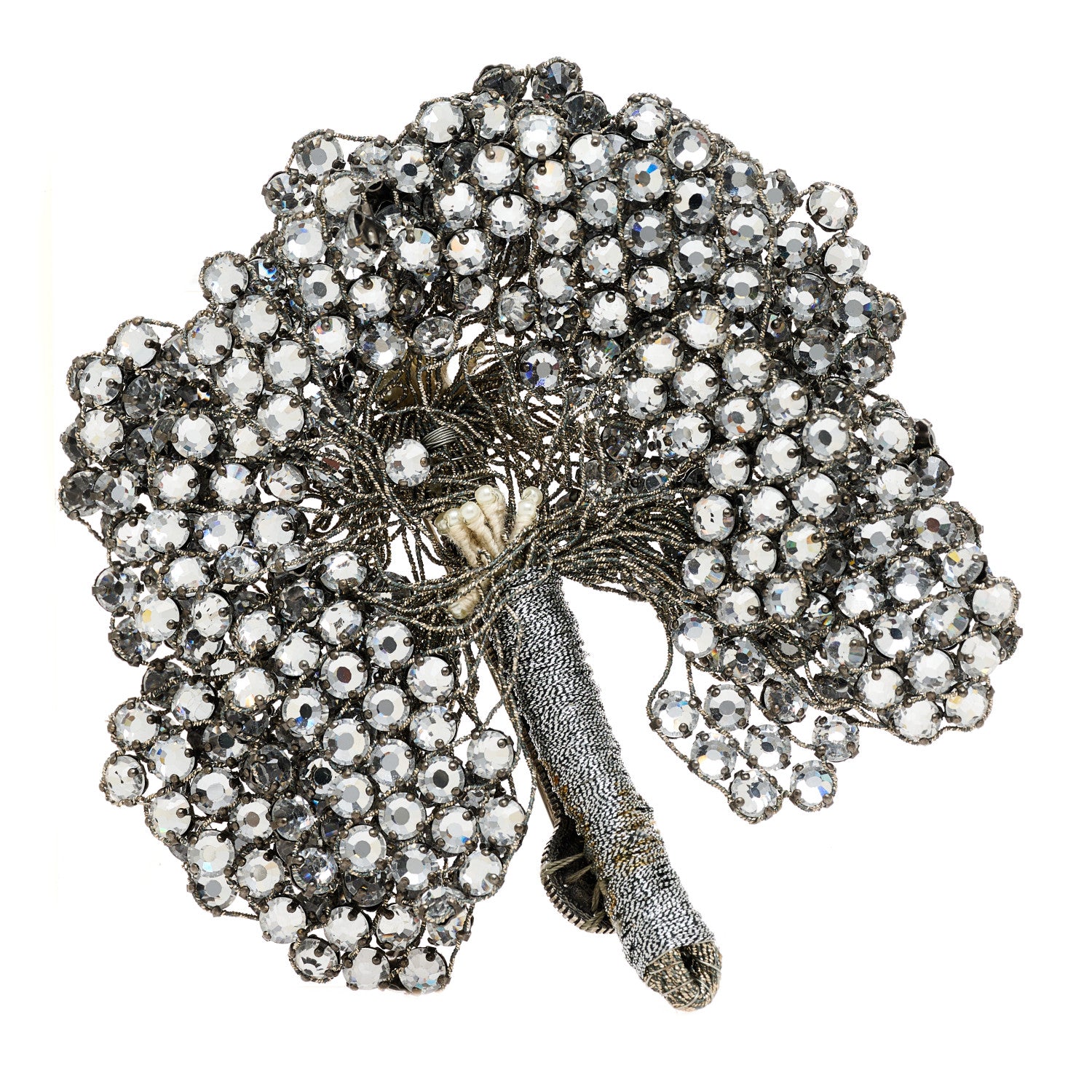 Gucci Crystal Tree Brooch Grey 1 of 4