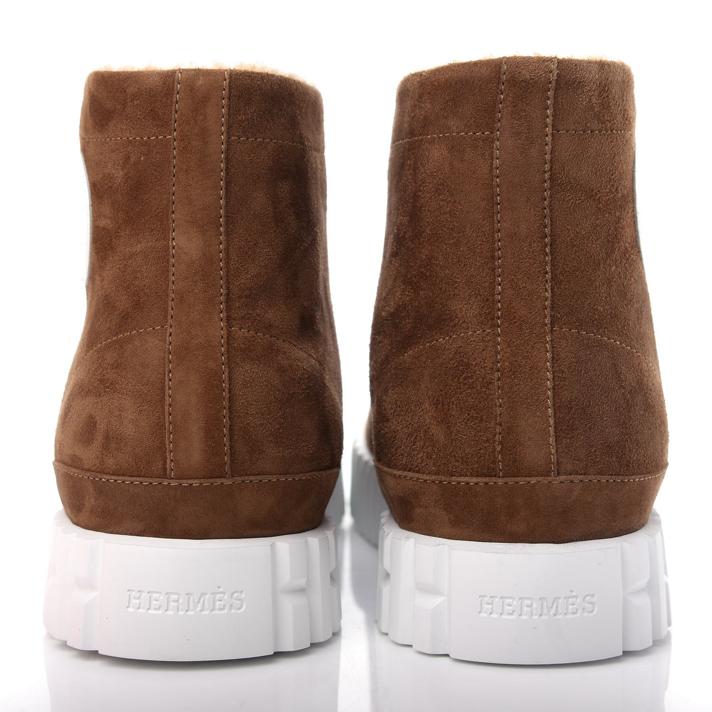 Woolskin Calfskin Womens Climb Sneakers 36 Brun Fume