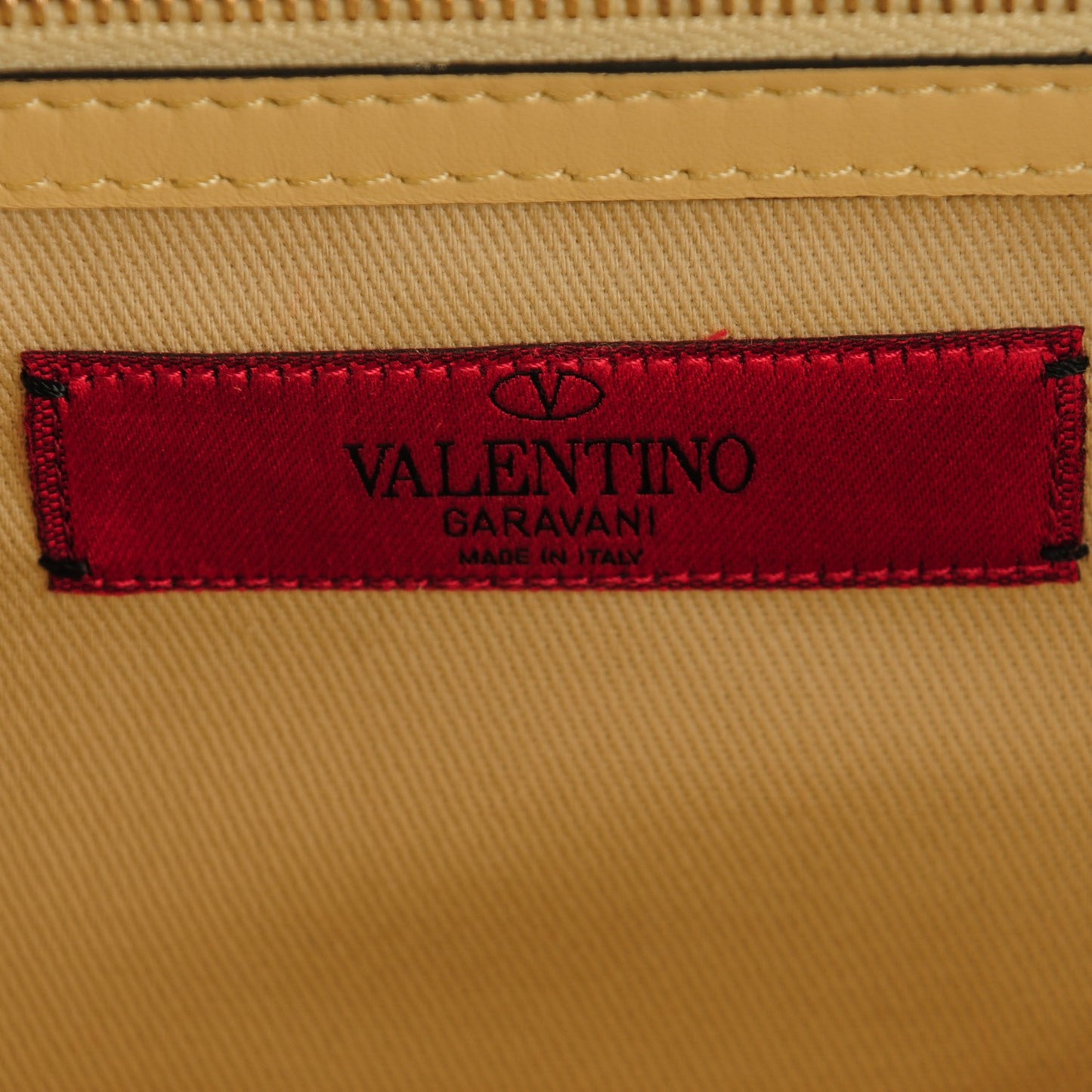 Vitello Large Glam Lock Rockstud Flap Soft Yellow