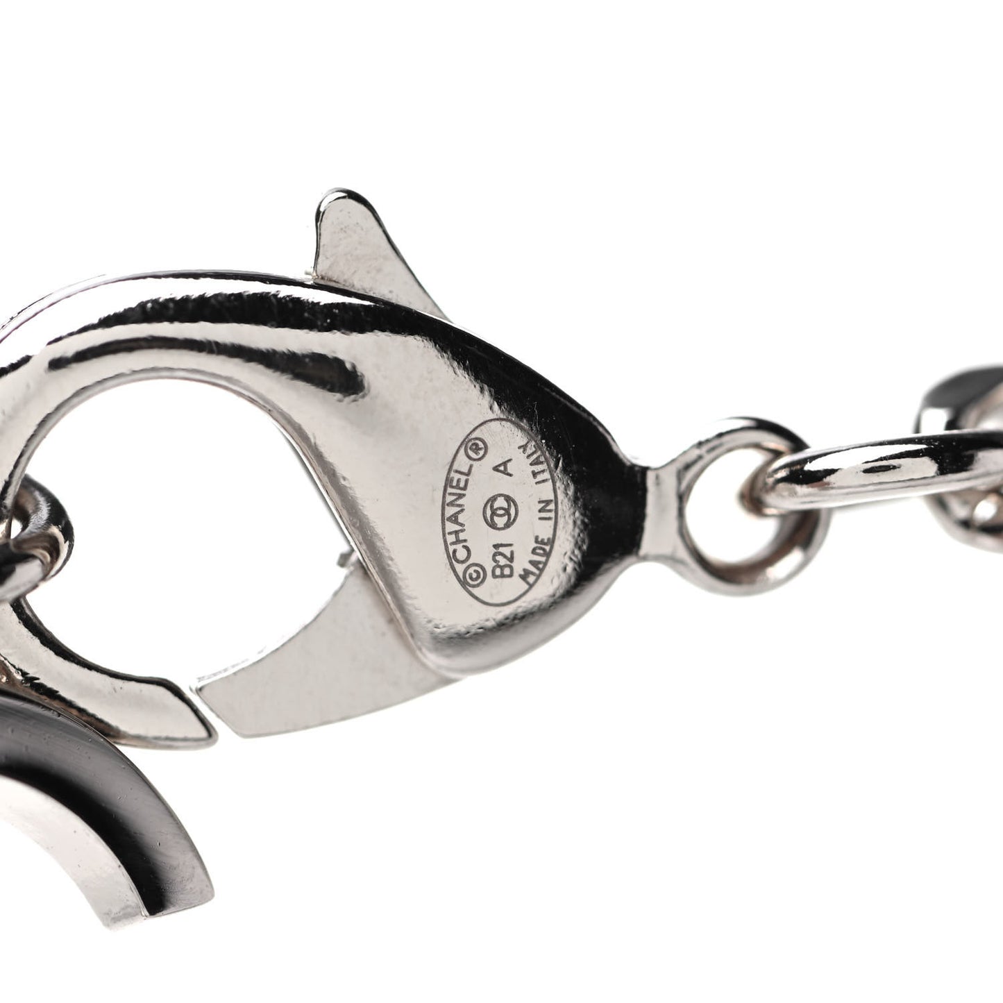 Ruthenium Crystal Chain CC Choker Silver