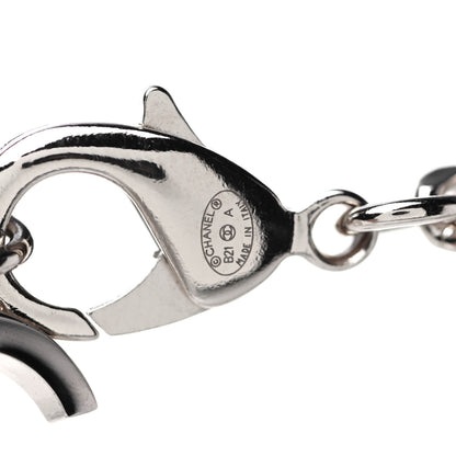 Chanel Ruthenium Crystal Chain CC Choker Silver 4 of 4