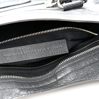 Balenciaga Agneau Classic Silver Hardware City Gris Fossile 8 of 14