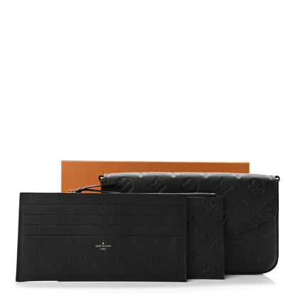 Louis Vuitton Empreinte Pochette Felicie Chain Wallet Black 11 of 11