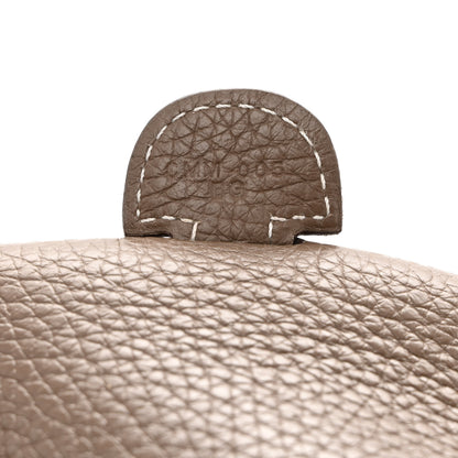 Hermes Taurillon Clemence Evelyne III PM Etoupe 7 of 11
