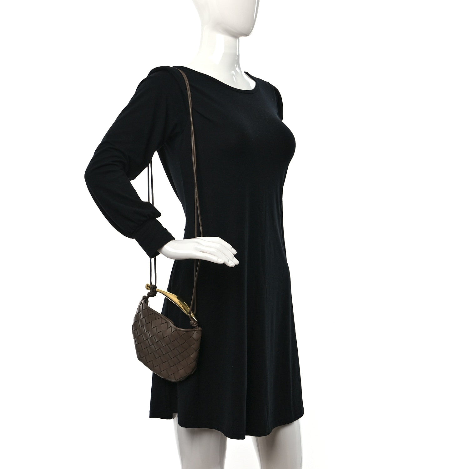 Bottega Veneta Nappa Intrecciato Mini Sardine Bag Taupe Grey 2 of 8