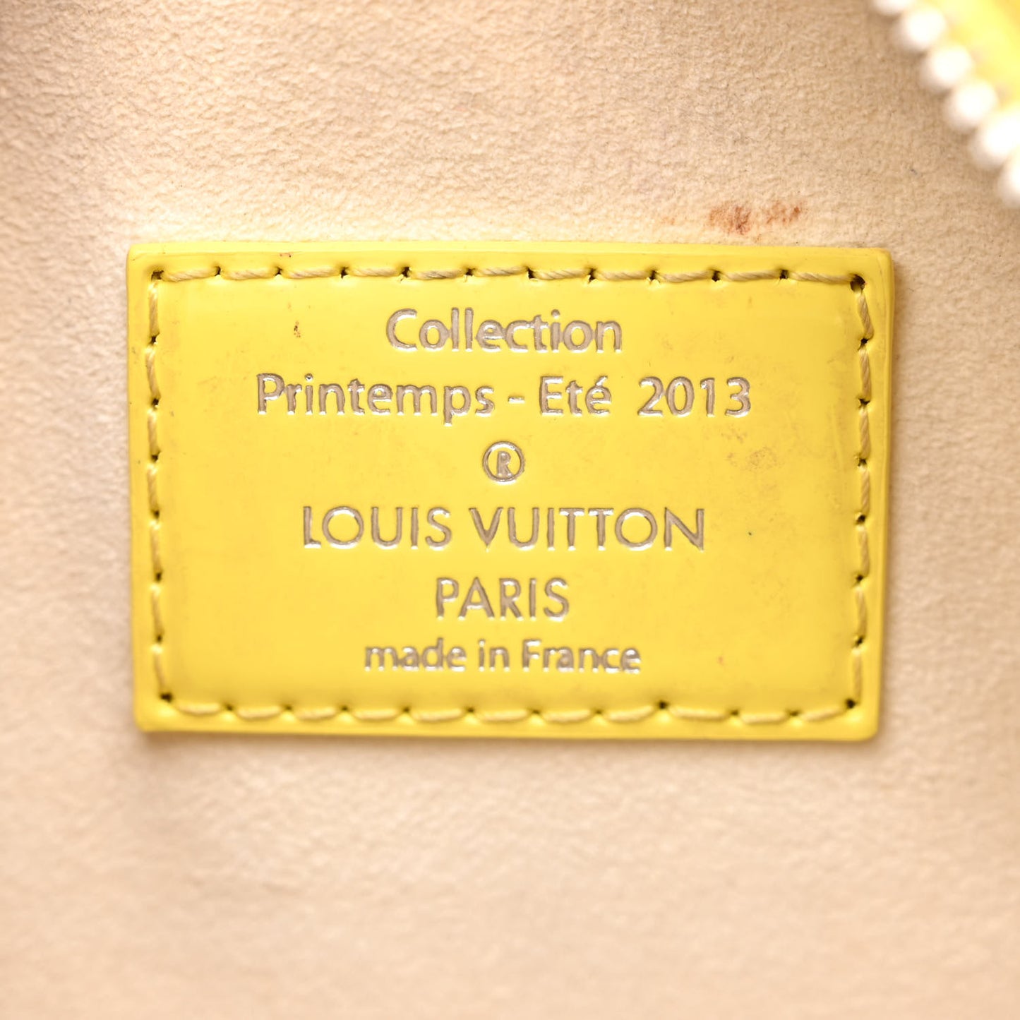 Damier Facette Speedy Cube PM Yellow