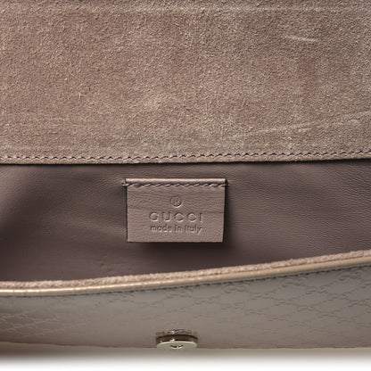 Gucci Patent Microguccissima Small Broadway Clutch Dark Cipria 6 of 7