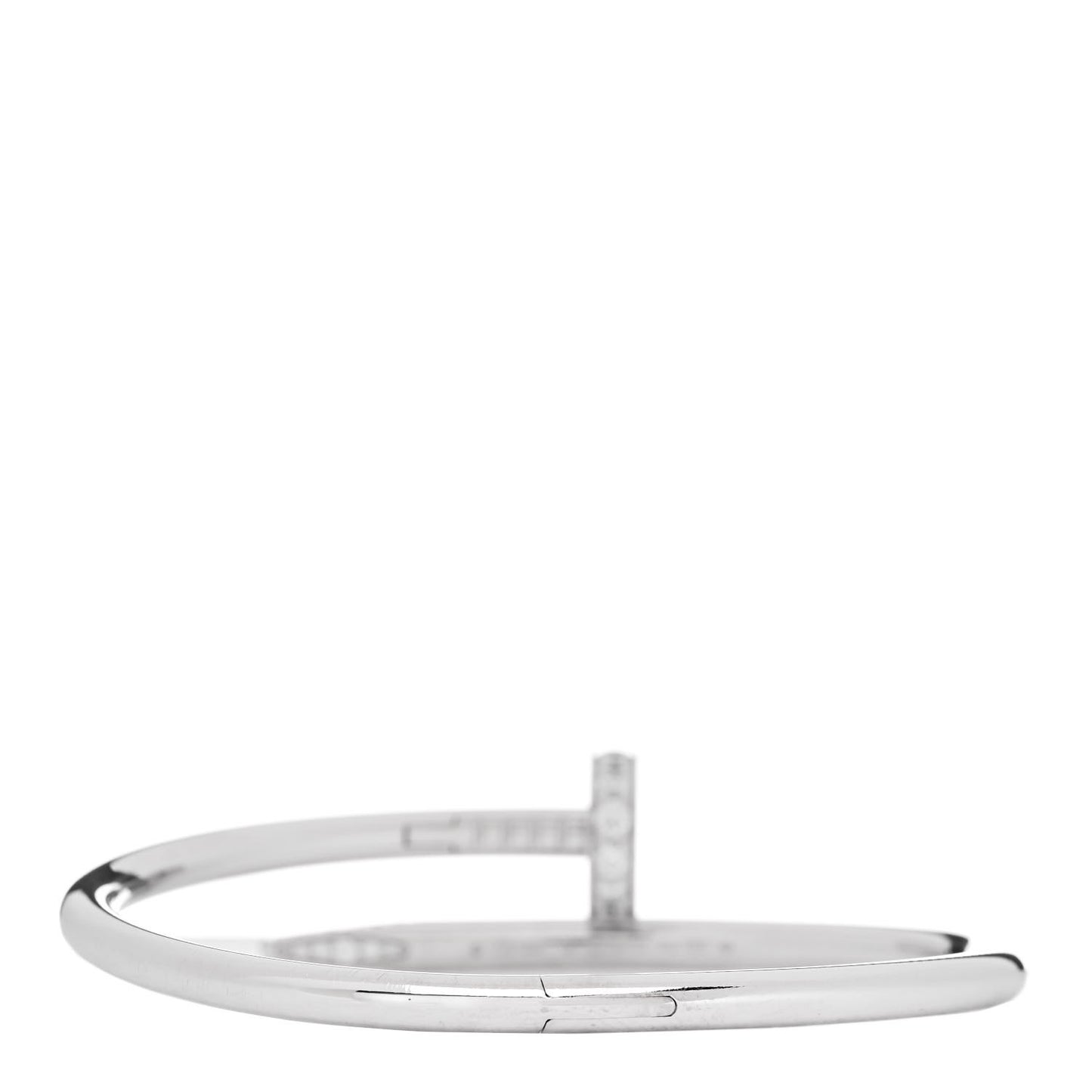 18K White Gold Diamond Juste Un Clou Bracelet 15