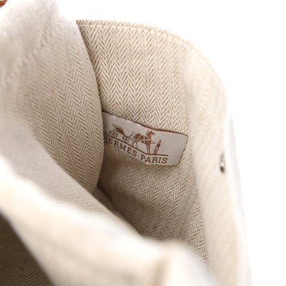 Hermes Canvas Barenia Fourbi 20 PM Pouch Naturel Fauve 8 of 10