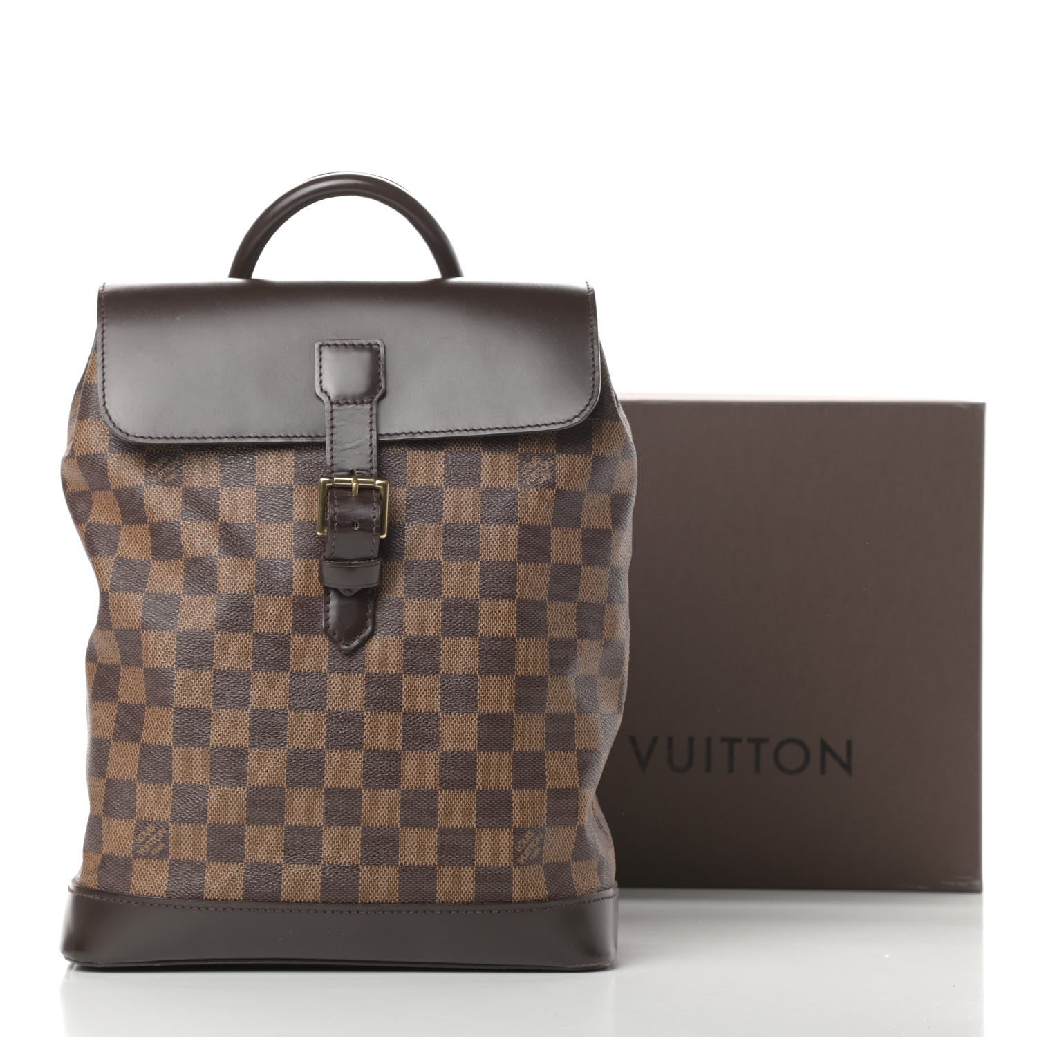 Louis Vuitton Damier Ebene Soho Backpack 17 of 17