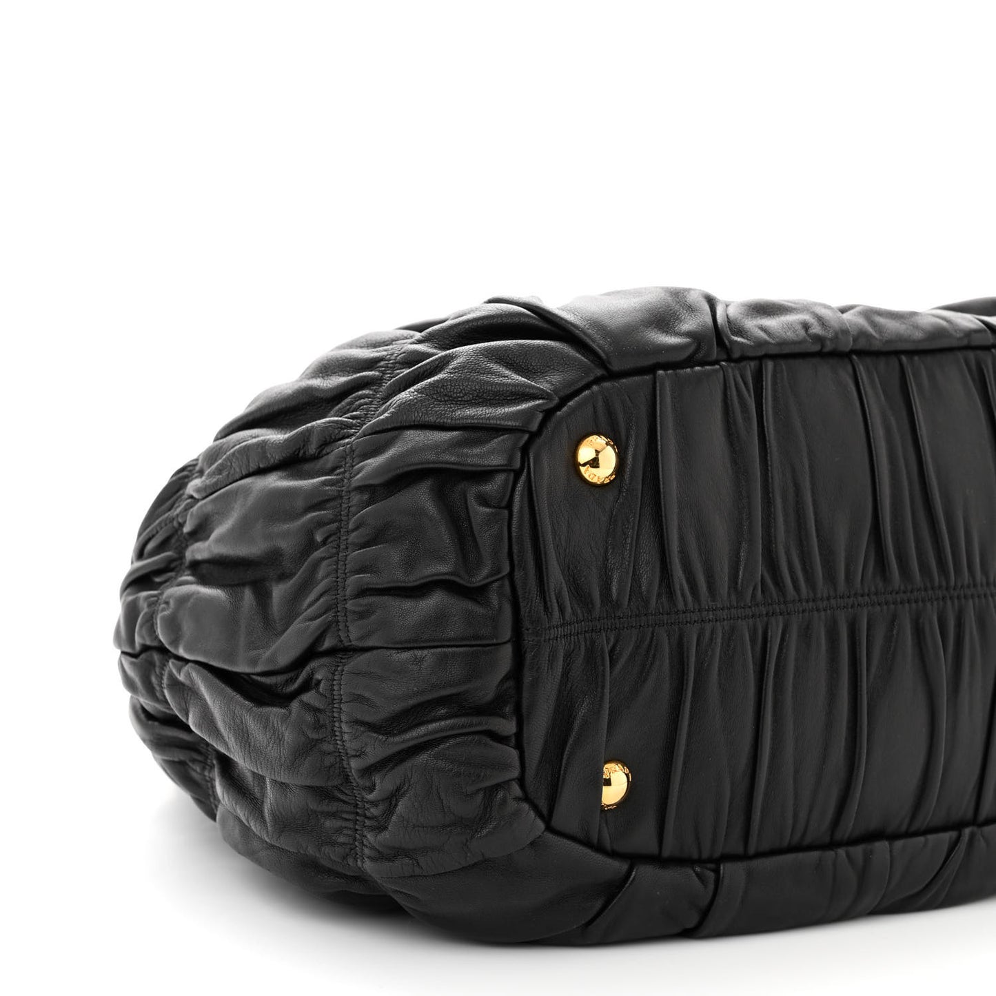 Nappa Gaufre Tote Black