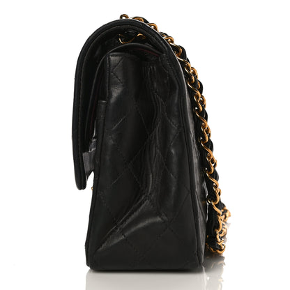 Chanel Lambskin Quilted Medium Double Flap Black 29 of 29
