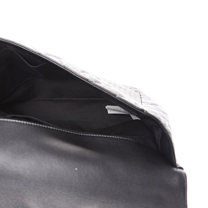 Versace Nappa Quilted Barocco Print Icon Shoulder Bag Black 4 of 9