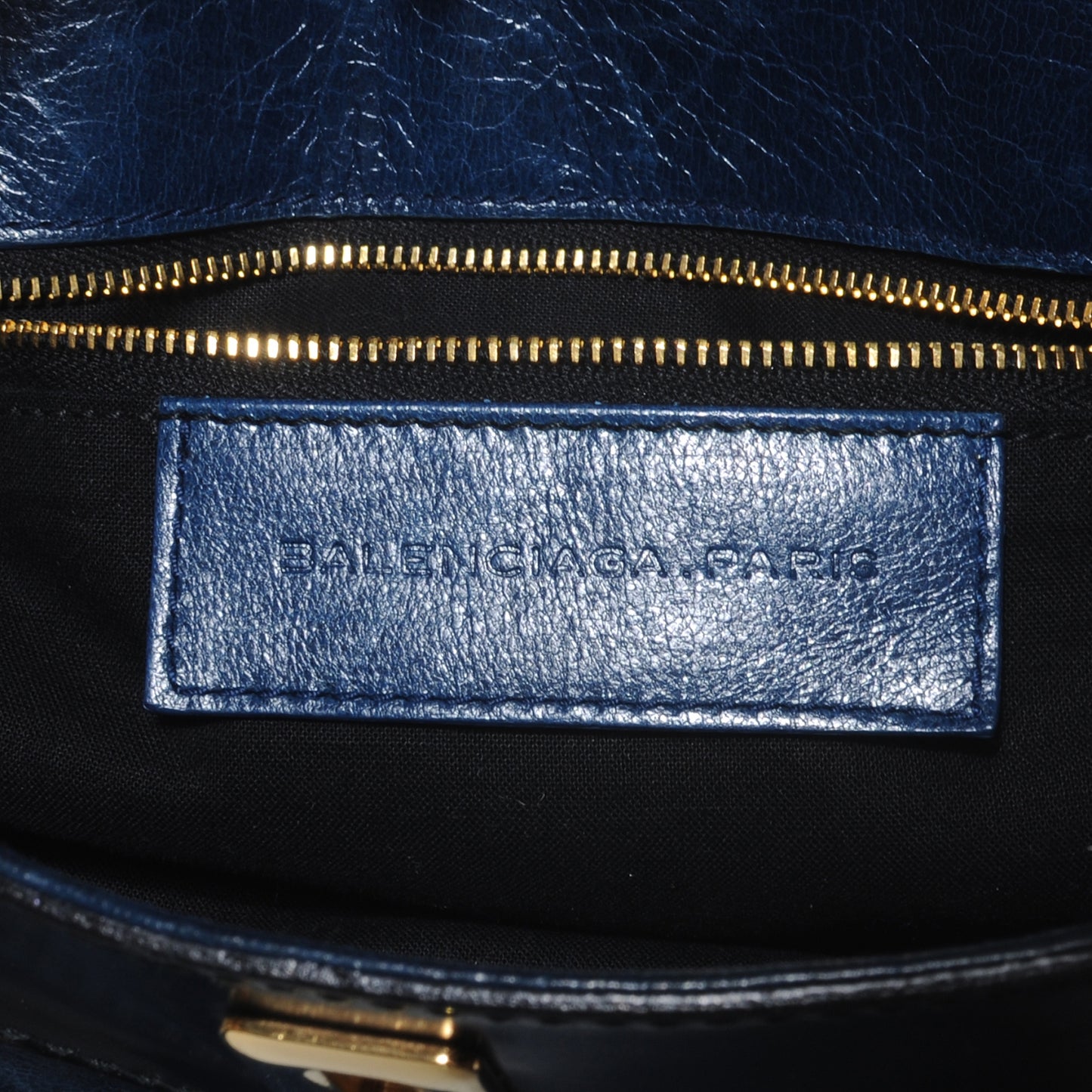 Chevre Lune Medium MM Tote Bleu
