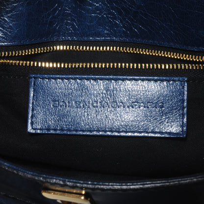 Balenciaga Chevre Lune Medium MM Tote Bleu 7 of 8
