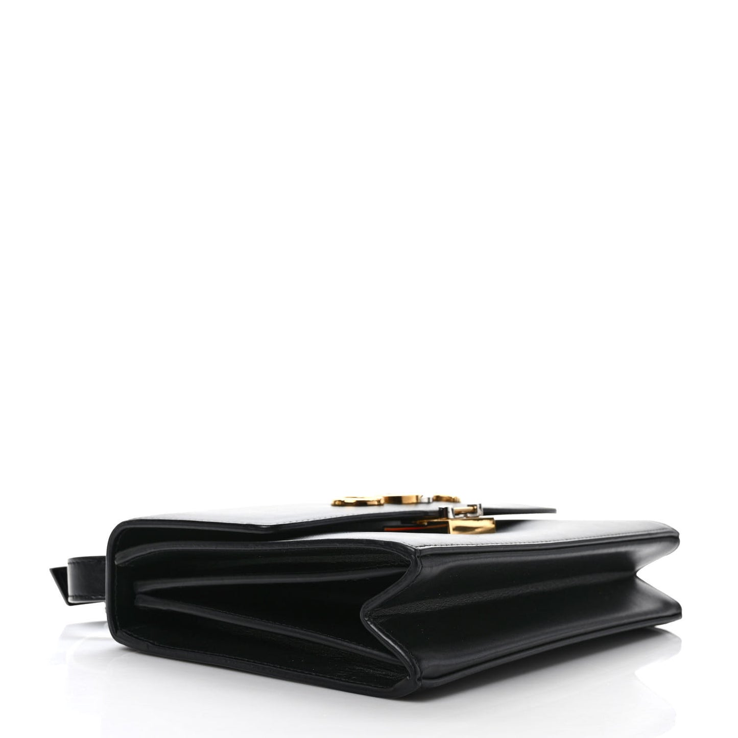 Smooth Calfskin Small Zumi Shoulder Bag Black