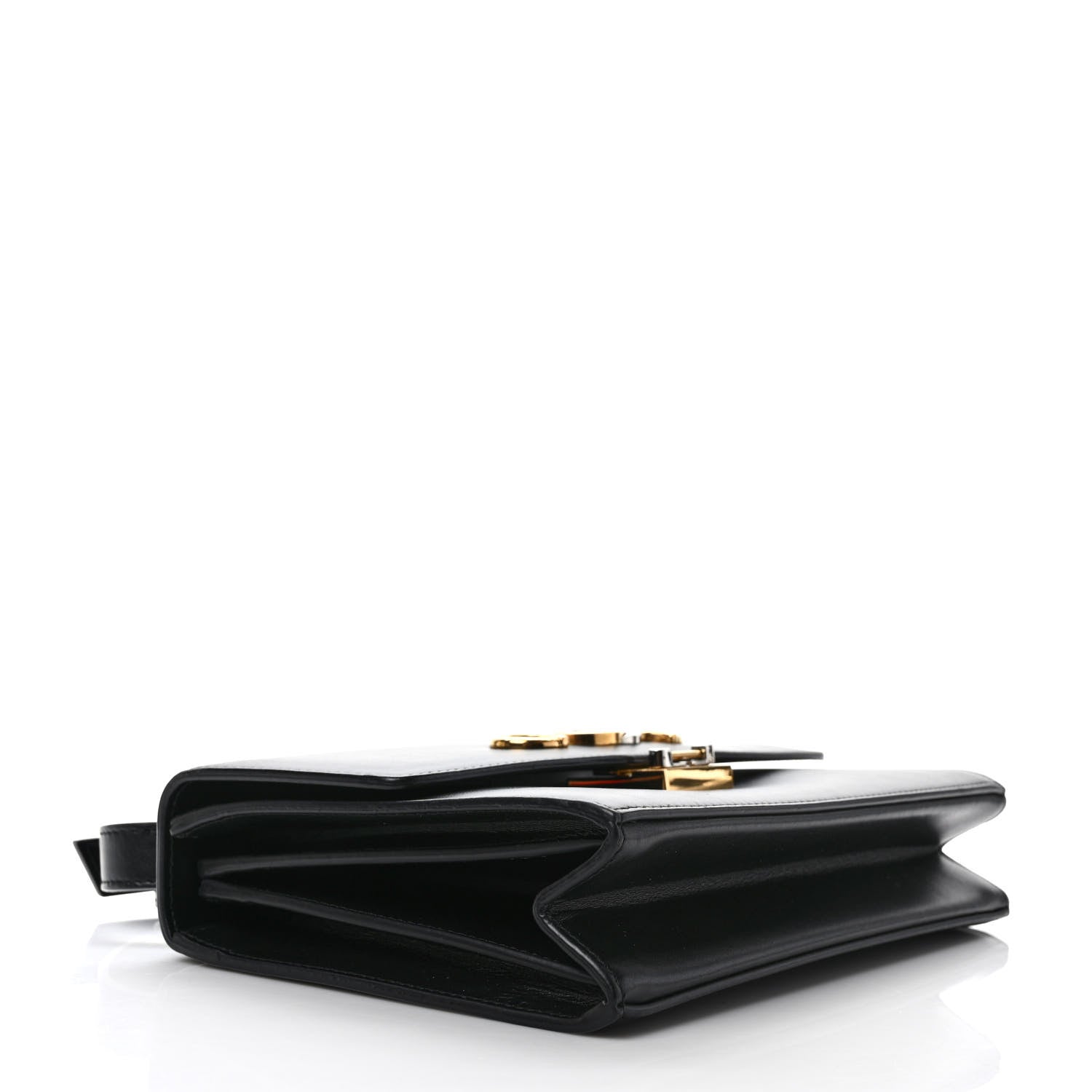 Gucci Smooth Calfskin Small Zumi Shoulder Bag Black 4 of 9