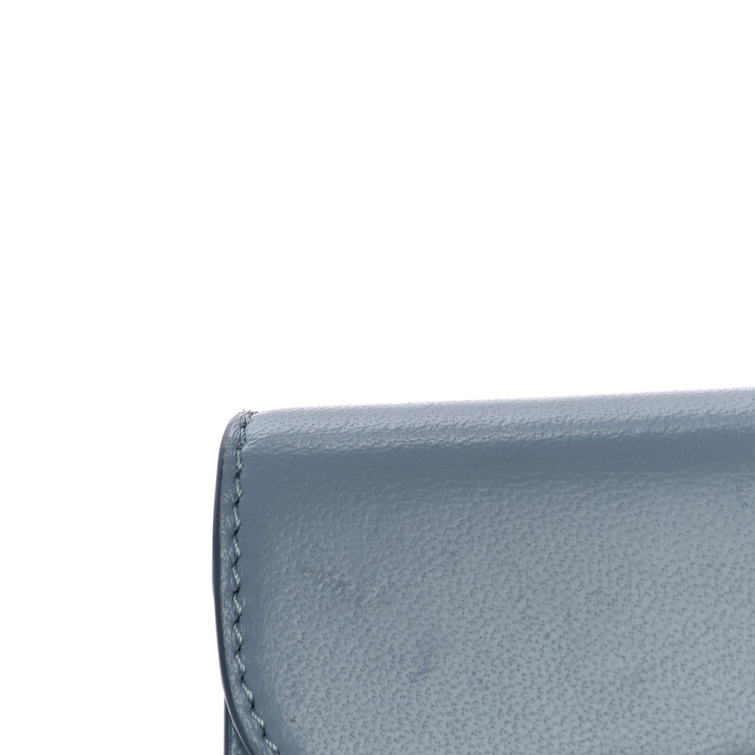 Celine Shiny Smooth Lambskin Small Triomphe Wallet Arctic Blue 12 of 13